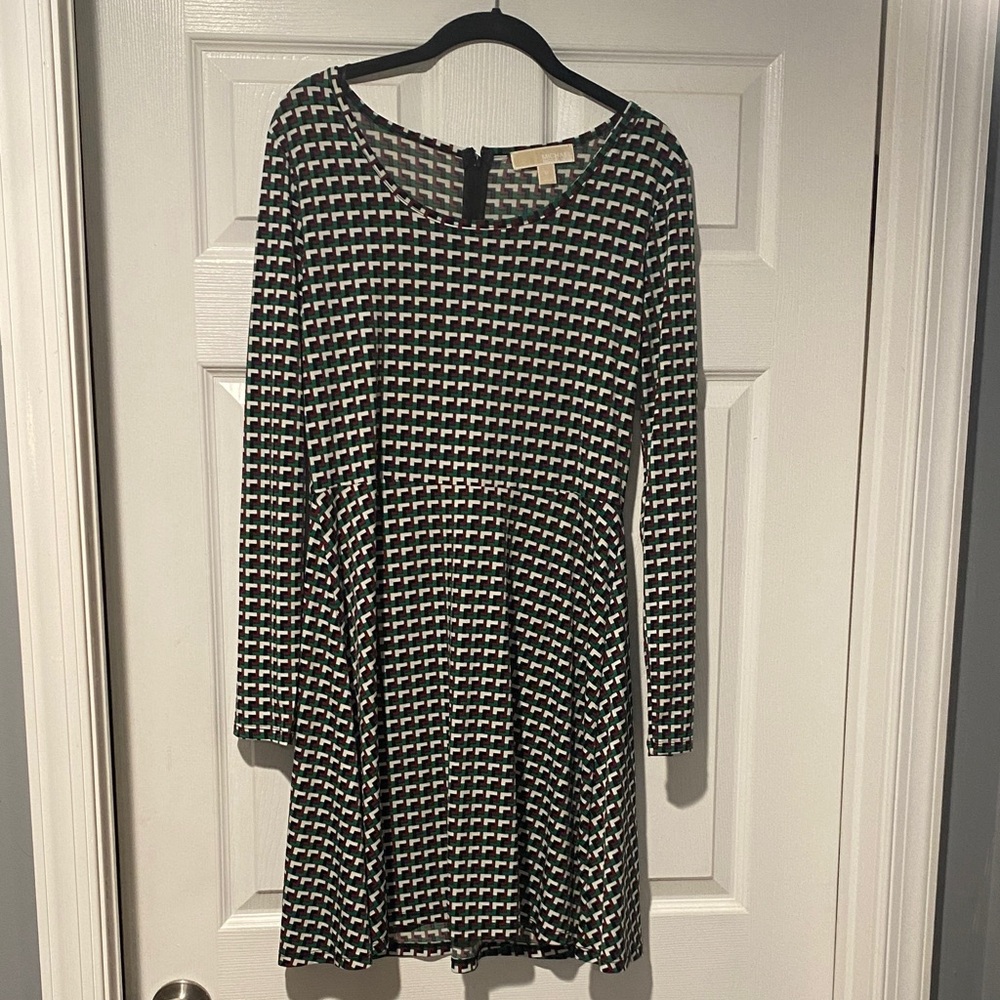 White House Black Market Chic Patterned Dress